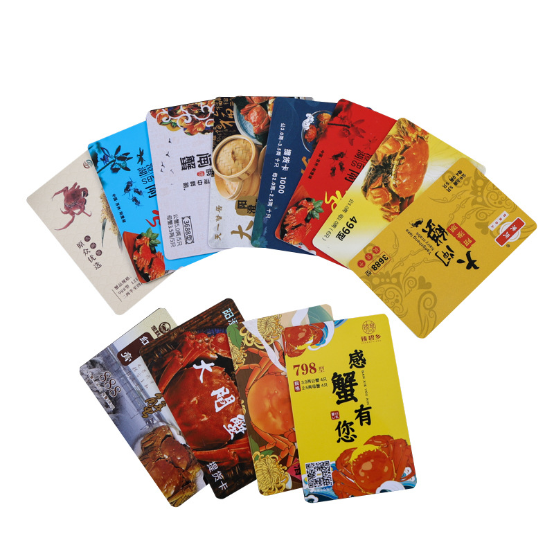 Pvc Card Production Gift Card Membership Card Hairy Crab Pick-Up Card Vip Vip Magnetic Card Production Video Membership Card