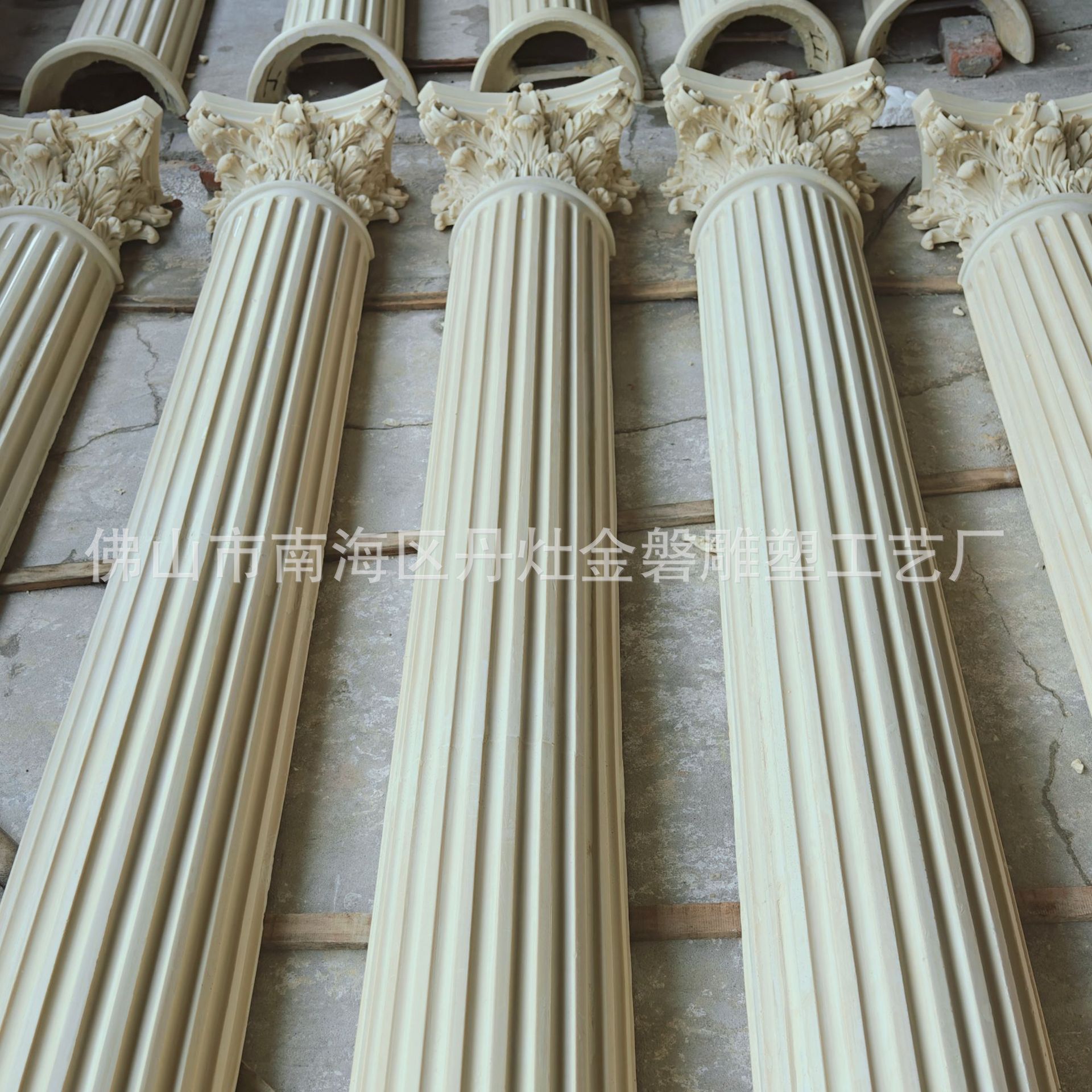 Плита из песчаника, стеклопластиковый цемент, римская колонна, полный набор, прямая продажа, форма колонны, балконный декор