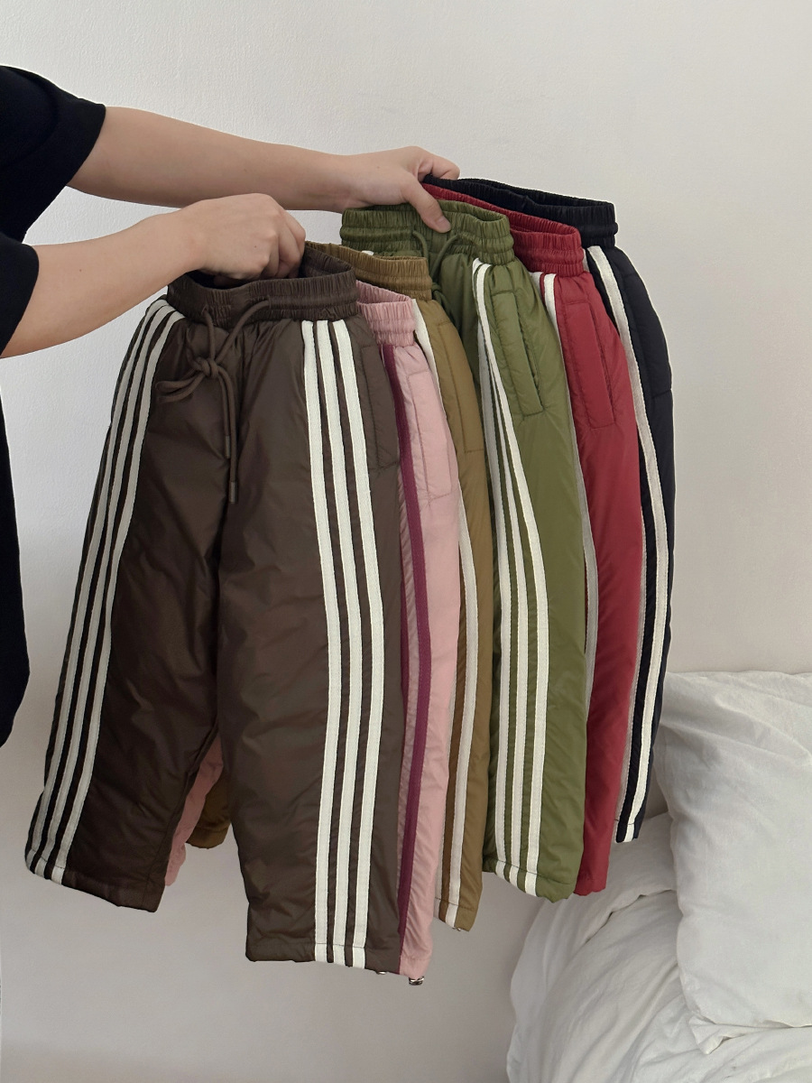 Autumn and Winter Versatile Korean-Style Children's down Pants, White Duck down Winter Casual Warm Long Pants, Wholesale Live Sale