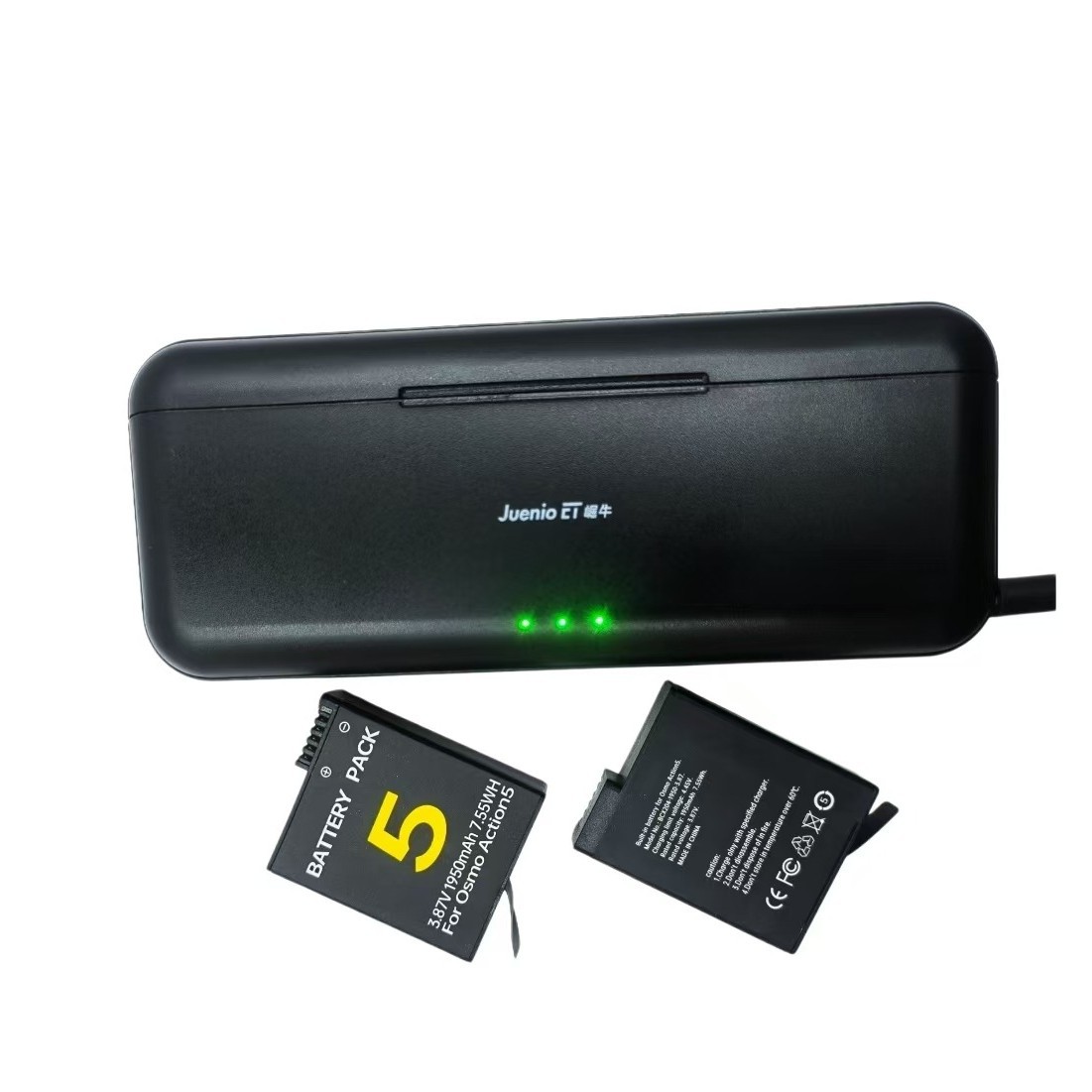 Suitable for Djaction5Pro/4/3/360 Battery Charging Compartment/Charger/Three-Cell Charging Box/Charging