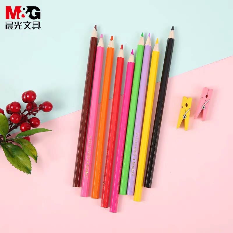 Morning Light Colored Pencils Oil-Based Drawing Pencils Colored Pencils 24-Color Painting Set 36-Color 48-Color Student Painting Water-Soluble Colored Pencils