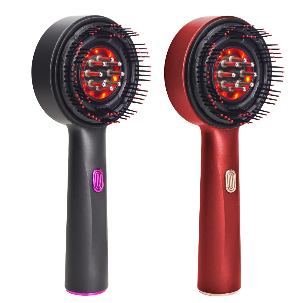 Medicine comb hair electric massage comb red light comb scalp medicine applicator mino essence liquid guide comb hair care