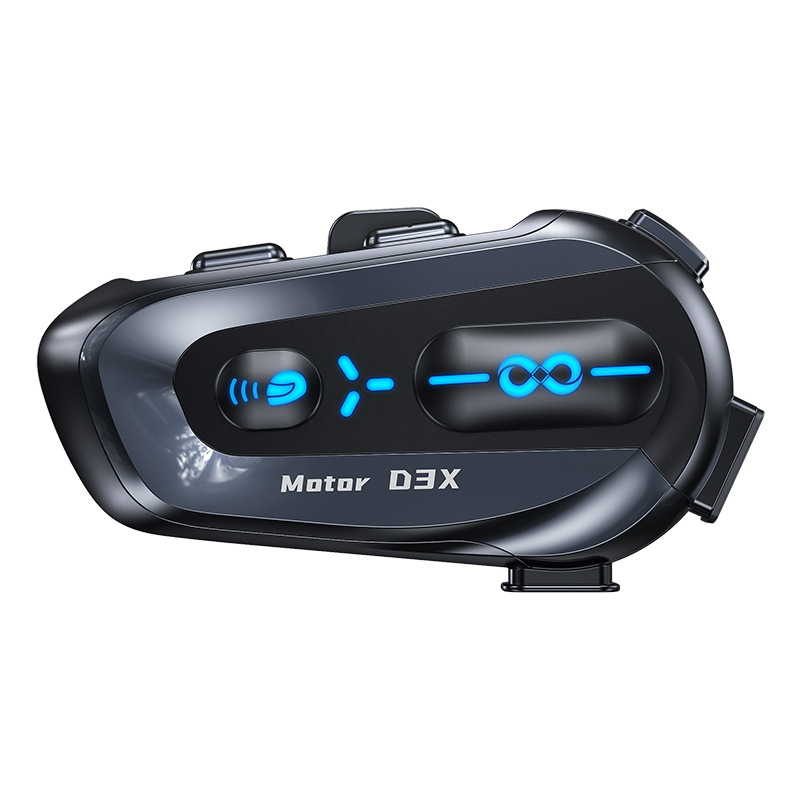 D3X helmet bluetooth headset unlimited intercom 600 meters waterproof dustproof antifreeze music sharing helmet headset