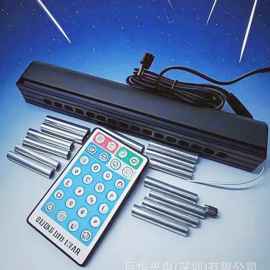 LED white light 16 hole inline meteor machine with remote control voice control KTV home theater star light