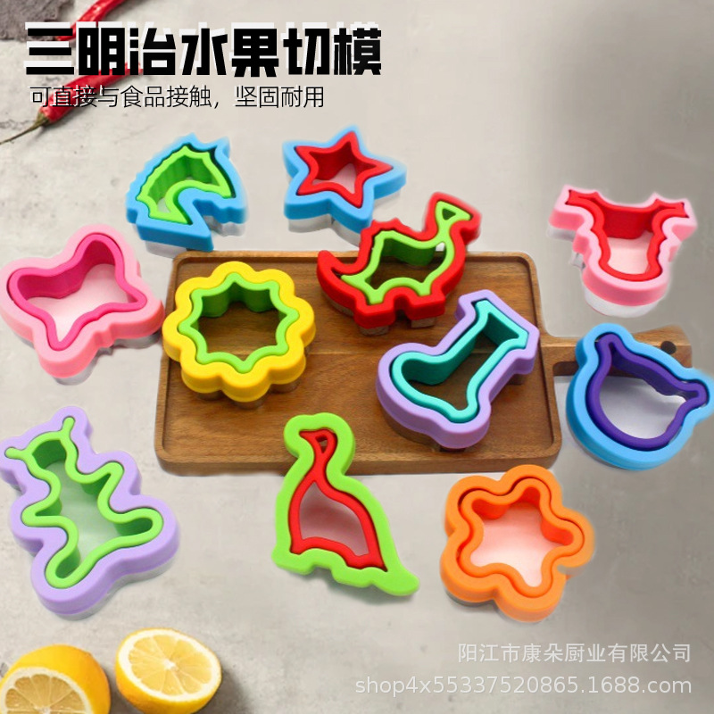 Кросс-бордовая горячая распродажа рождественской серии форм для нарезки сэндвичей из нержавеющей стали для выпечки в кухне, формочка для печенья в наличии