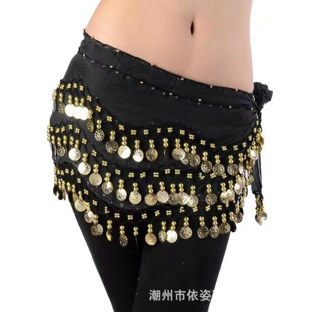 Цепочка для танца живота для взрослых, индийская танцевальная цепочка на талию, украшение для талии для квадратного танца, волнообразная шифоновая цепочка, прямая продажа от производителя