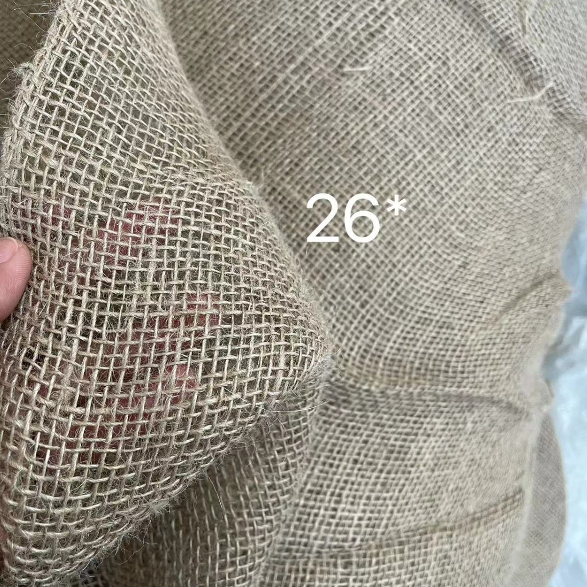 Factory Straight Hair Spot Wholesale Jute Cloth Quality Assured Price Beauty Sack Piece Burlap