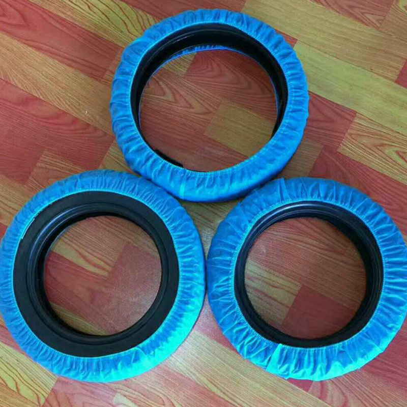 Electric bicycle non-woven tire cover disposable tire spare tire cover dust protection cover spot wholesale