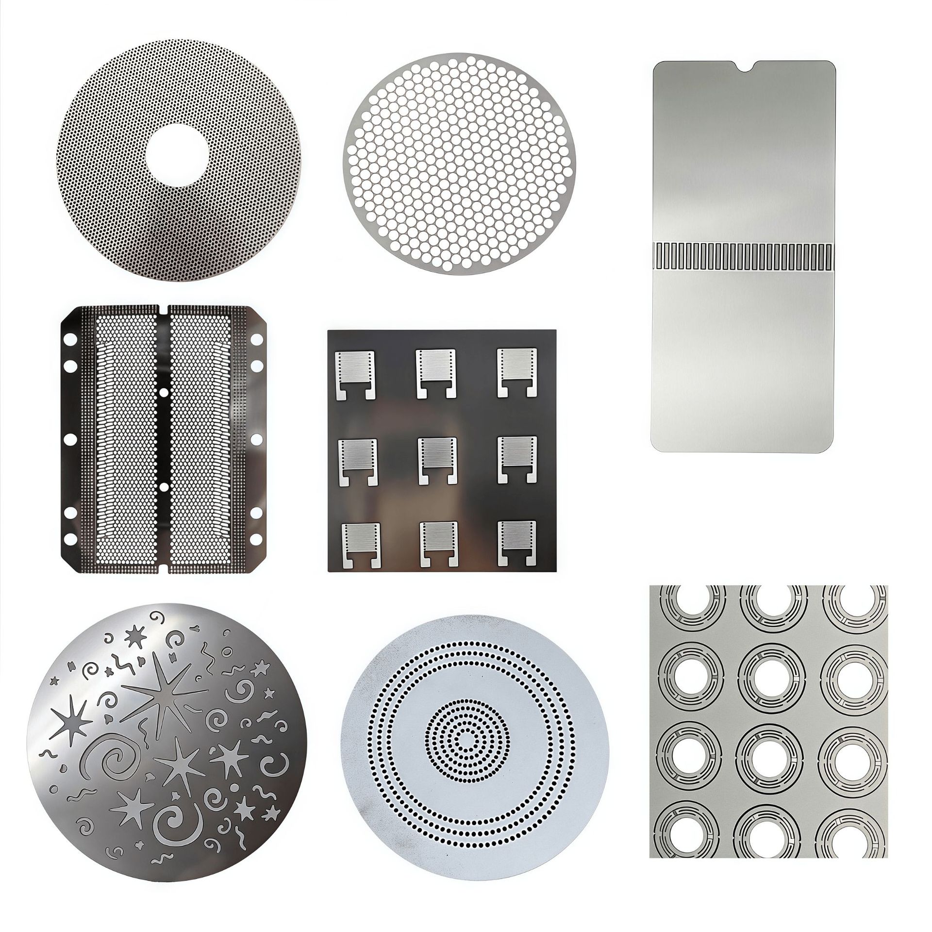 Etched Custom Round Speaker Mesh Cover Metal Speaker Earphone Dustproof Net Wholesale Speaker Perforated Speaker Mesh