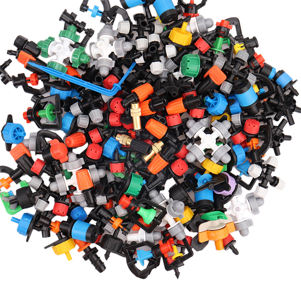 Nozzle Watering Ground Irrigation Nozzle Little Red Riding Hood Dripper Adjustable Flow Dripper Gardening Micro-Spray Drip Irrigation Nozzle