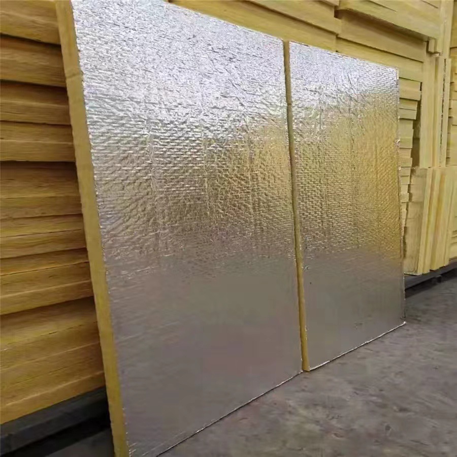 Fireproof Fire Smoke Exhaust Ventilation Duct Fiberglass Cotton Insulation Insulation Glass Cotton Plate Hvac Air Conditioner