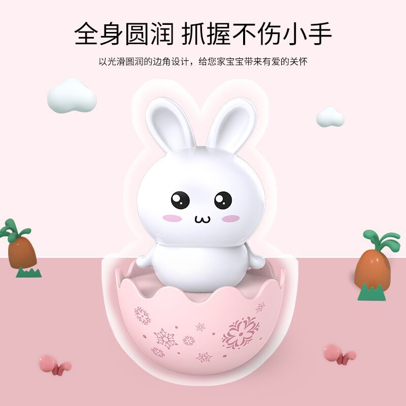 Baby Rattle Tumbler Toy Cute Penguin Cute Rabbit Cute Chicken Mini Tumbler Kidsren Kindergarten Gift Gift