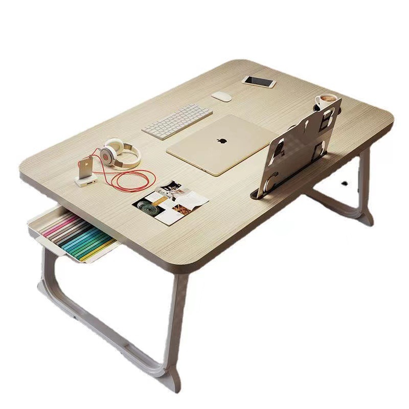 Bed small table folding table bay window student study table dormitory desk laptop desk lazy table