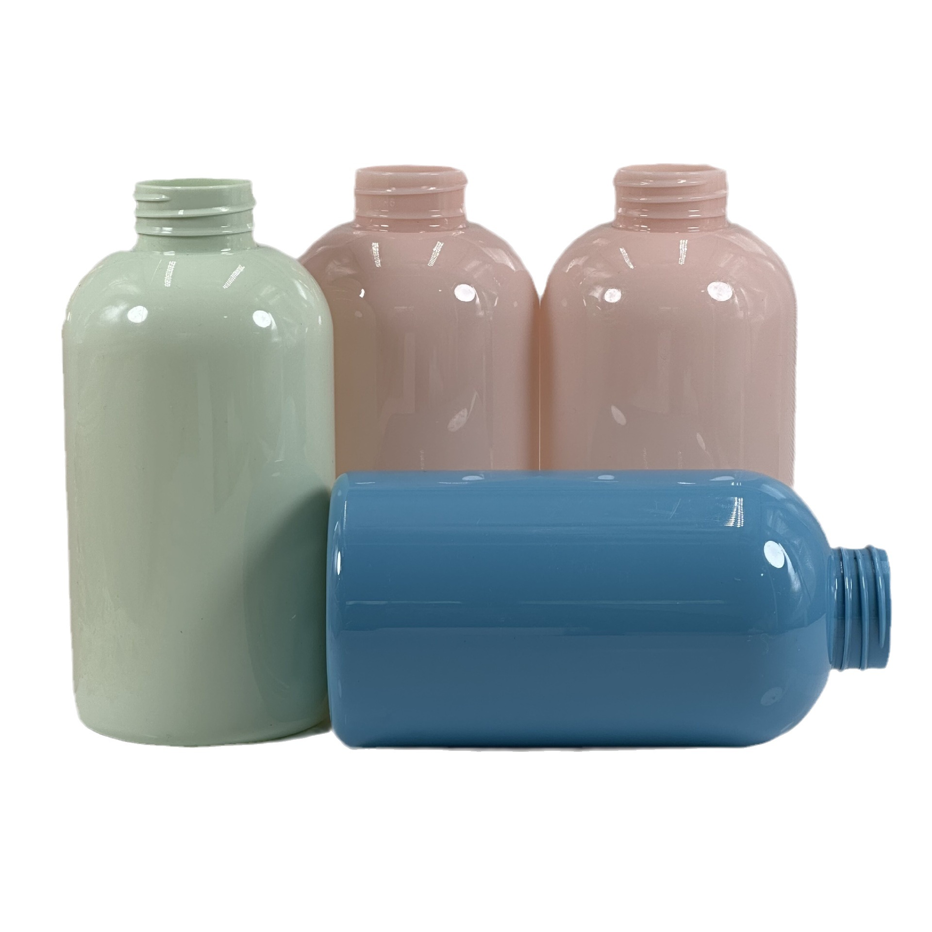 300ml New Frosted Rubber Paint Plastic Press Round Shoulder Shampoo Bottle Body Soap Body Milk Bottled