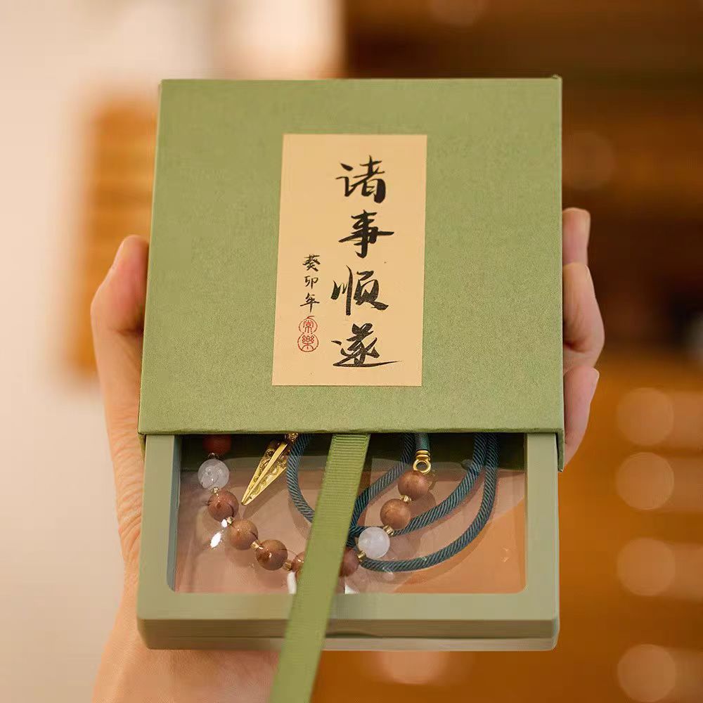 упаковка для браслетов в стиле храма, антиоксидантная, оптовая продажа с наклейками