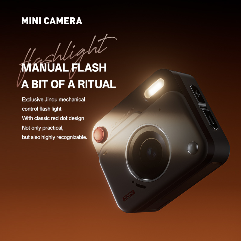 New Ccd Retro Mini Small Digital Camera Student Campus Camera Photo and Video High-Definition Camera