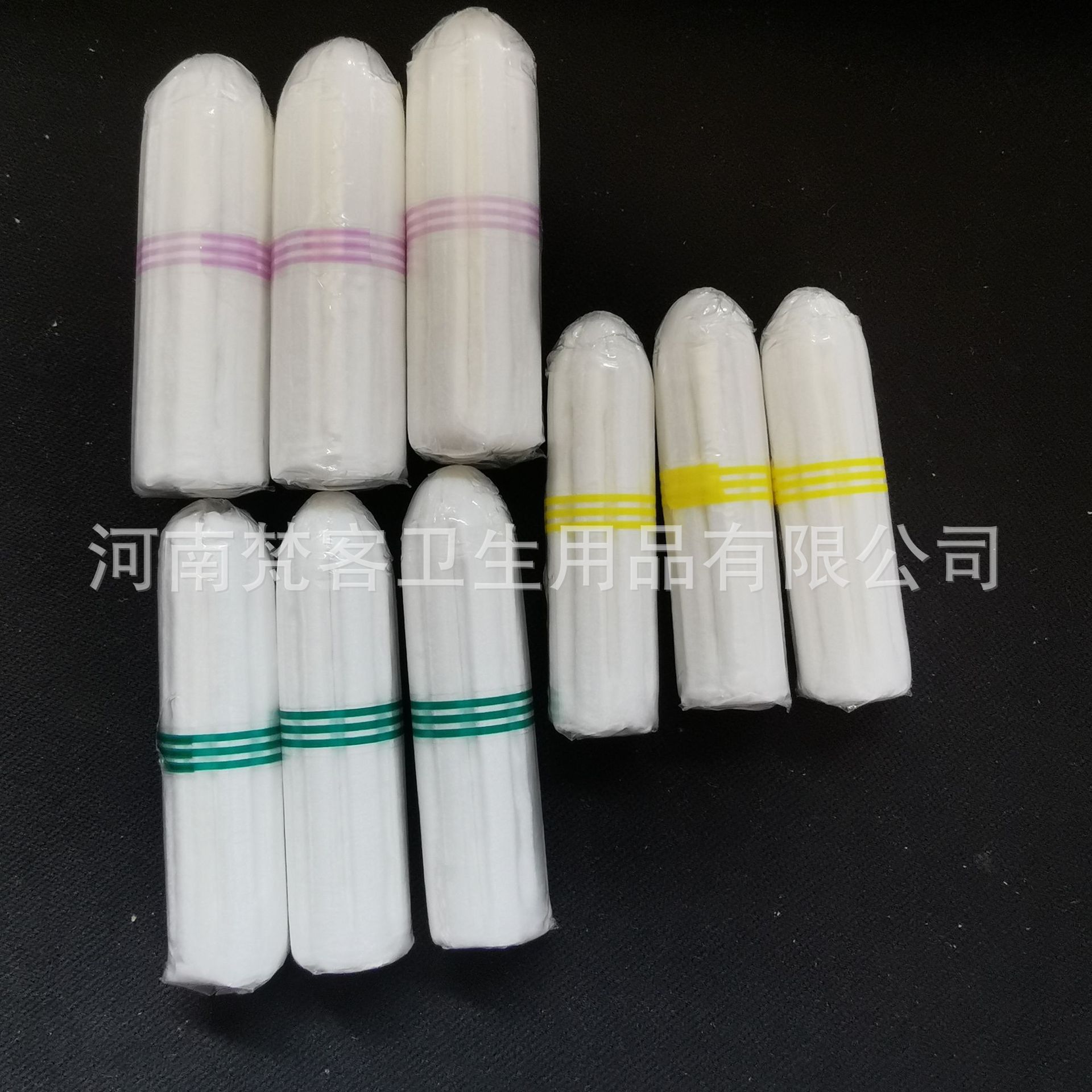 Organic cotton finger-in tampons for menstrual use organic cotton