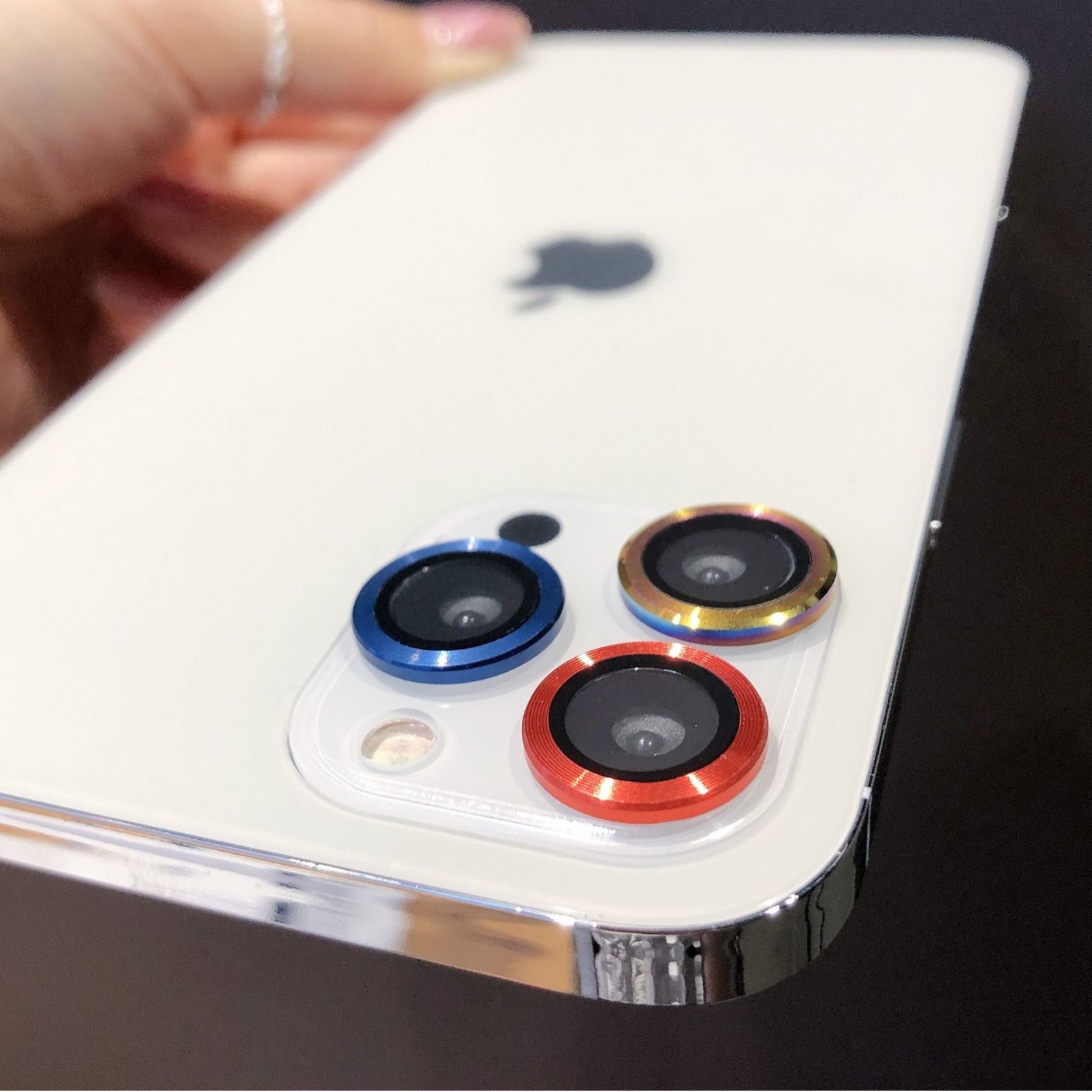 Suitable for Iphone14 Eagle Eye Lens Film Cd Pattern Colorful Lens Film Apple 13Pro Lens Metal Protective Film