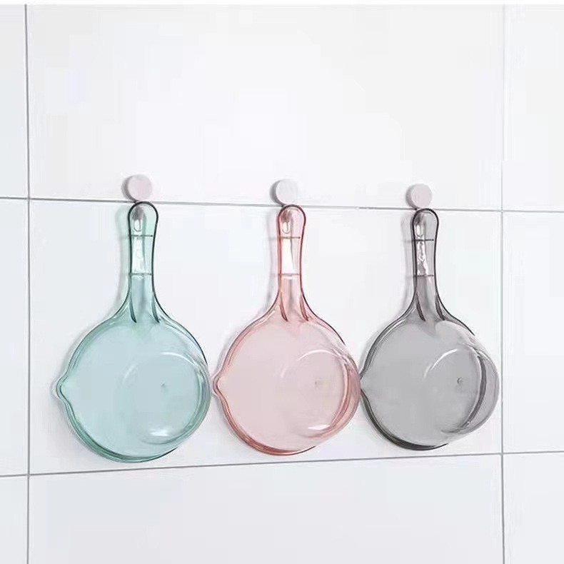 No Breaking Water Floating Water Scoop Thickened Kitchen Long Handle Household Water Scoop Transparent Bath Water Spoon Water Spoon Plastic Spoon