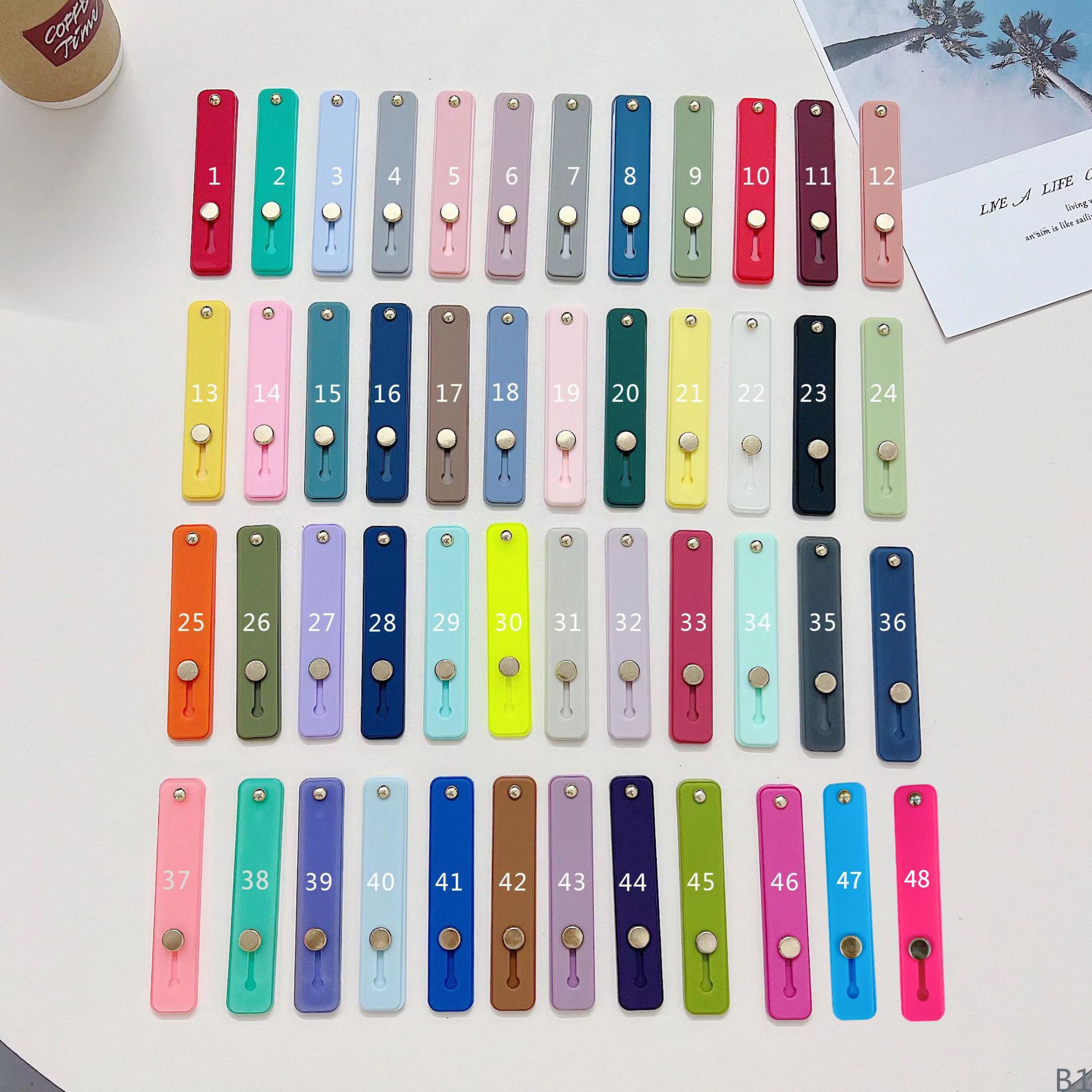 Подходит для чехла для мобильного телефона, браслета для пальца, держателя для кольца, наклейки для ленивого использования, красочный настольный поддерживающий кронштейн Tpu+Pc