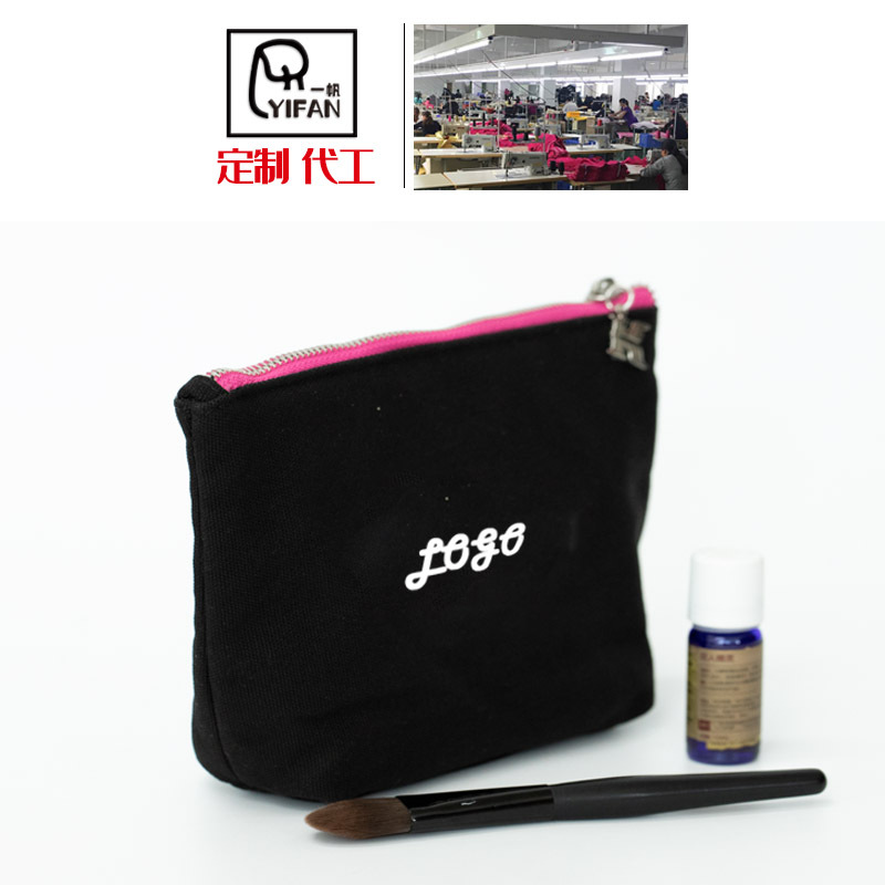 Canvas Bag Cosmetic Bag Manufacturer Custom Cosmetics Bag Cloth Bag Cotton Cosmetic Bag Coarse Cloth Printed Bag Custom Logo