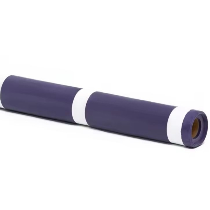 Transparent light blue latex film fabric high brightness tear-resistant latex film Full roll clothing latex clothing material