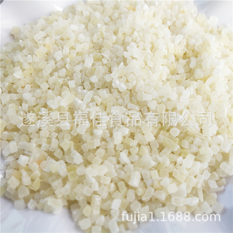 Factory Direct supply fruit tea fillings papaya grain White papaya diced 5mm grain oatmeal fruit porridge baking raw materials