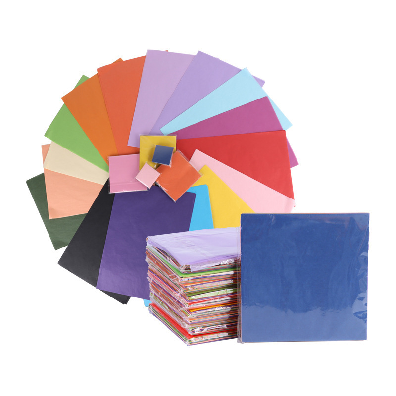 Factory Direct Supply of Colorfulful Sydney Paper Colorful Copy Paper 5*5 8*8 10*10 Handmade Origami Colorful Thin Paper