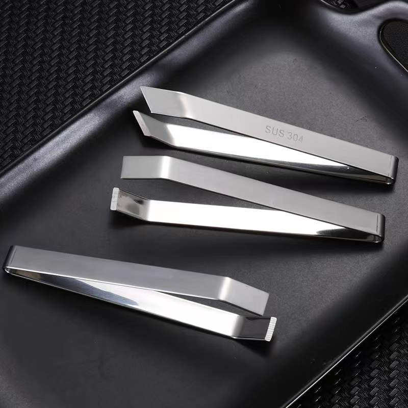Зажим для свиных волос из нержавеющей стали 304, зажим для куриных, утиного и гусиного волос, плоский зажим для удаления волос
