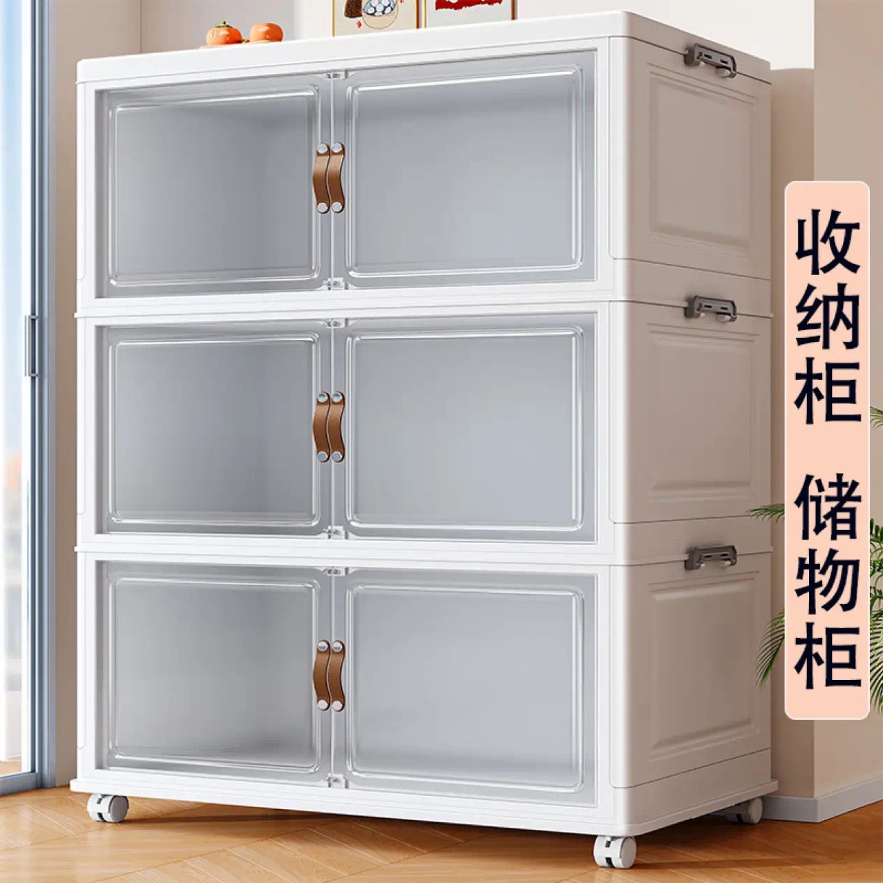 1MAP Xitianlong Storage Cabinet Foldable Installation-free Household Wardrobe Five-drawer Cabinet Storage Box Household Storage Storage