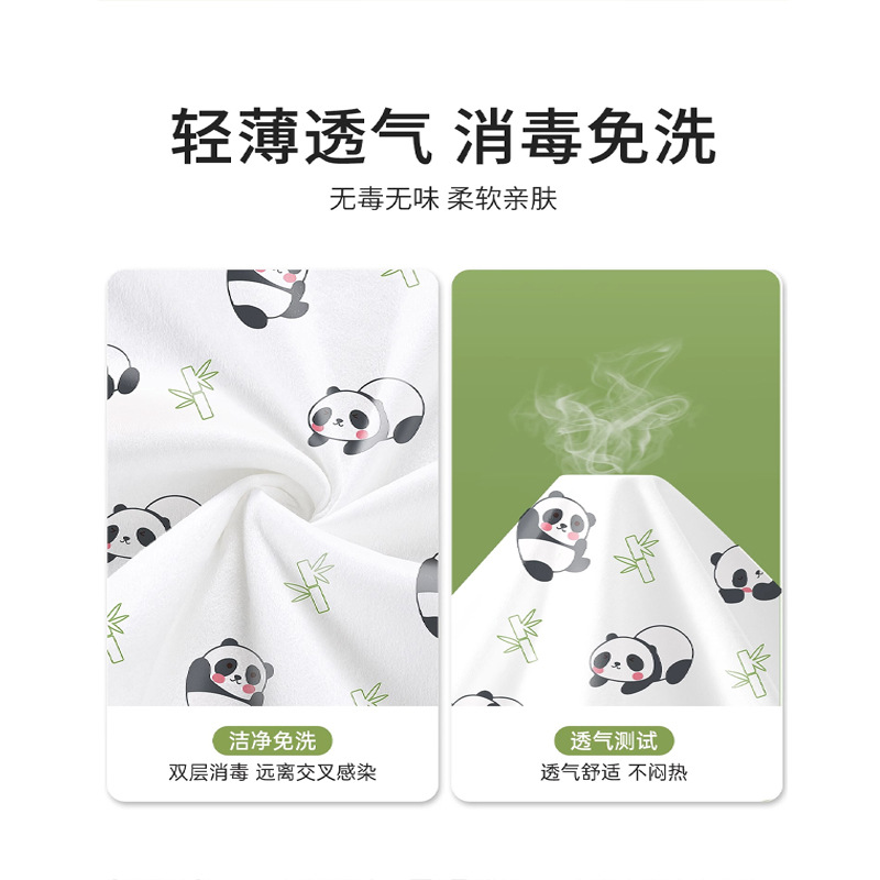 Hotel disposable bed sheet quilt cover pillowcase quilt cover four-piece travel travel thickened double single dirty portable