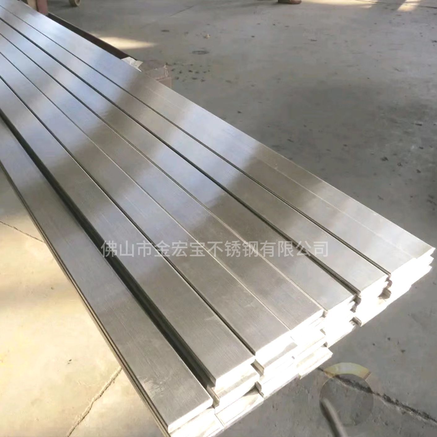201/304/316 stainless steel flat steel factory wholesale Cold drawn flat steel zero cut corrosion resistant stainless steel flat steel