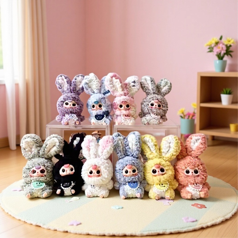 В наличии фигурка слепого бокса Зодиак Лили Кролик Родина Рождественский подарок кукла с ушами молота