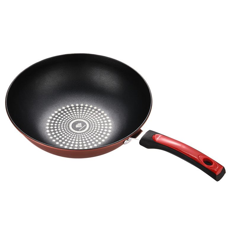 Good Companion Ceramic Crystal Drill Non-Stick Technology Iron Pot Non-Stick Wok Household Multi-Functional Wok Foreign Trade Gift Pot