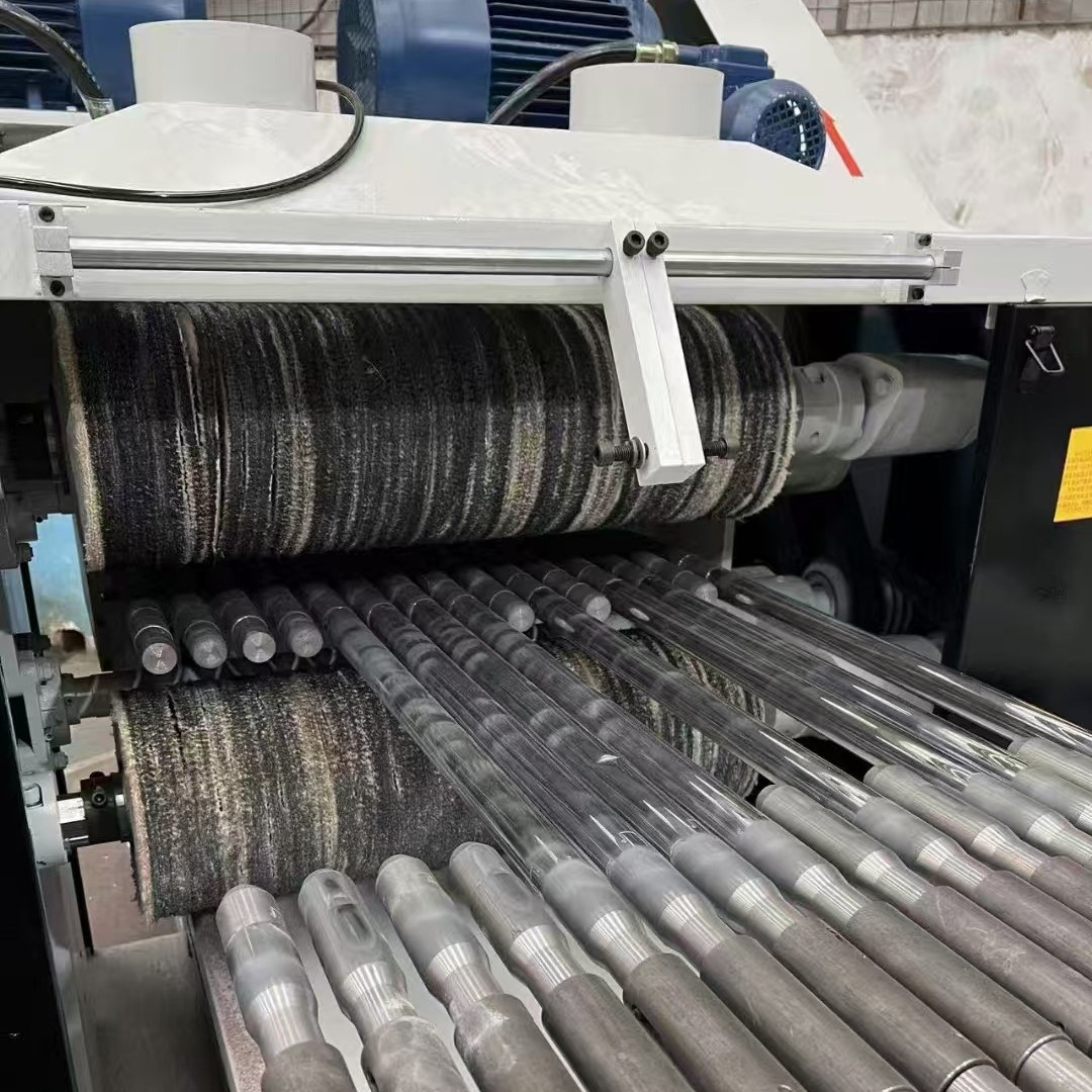 99% New Straight Grain Automatic Round Tube Polishing Machine Square Tube Automatic Polishing Machine Explosion-Proof Device