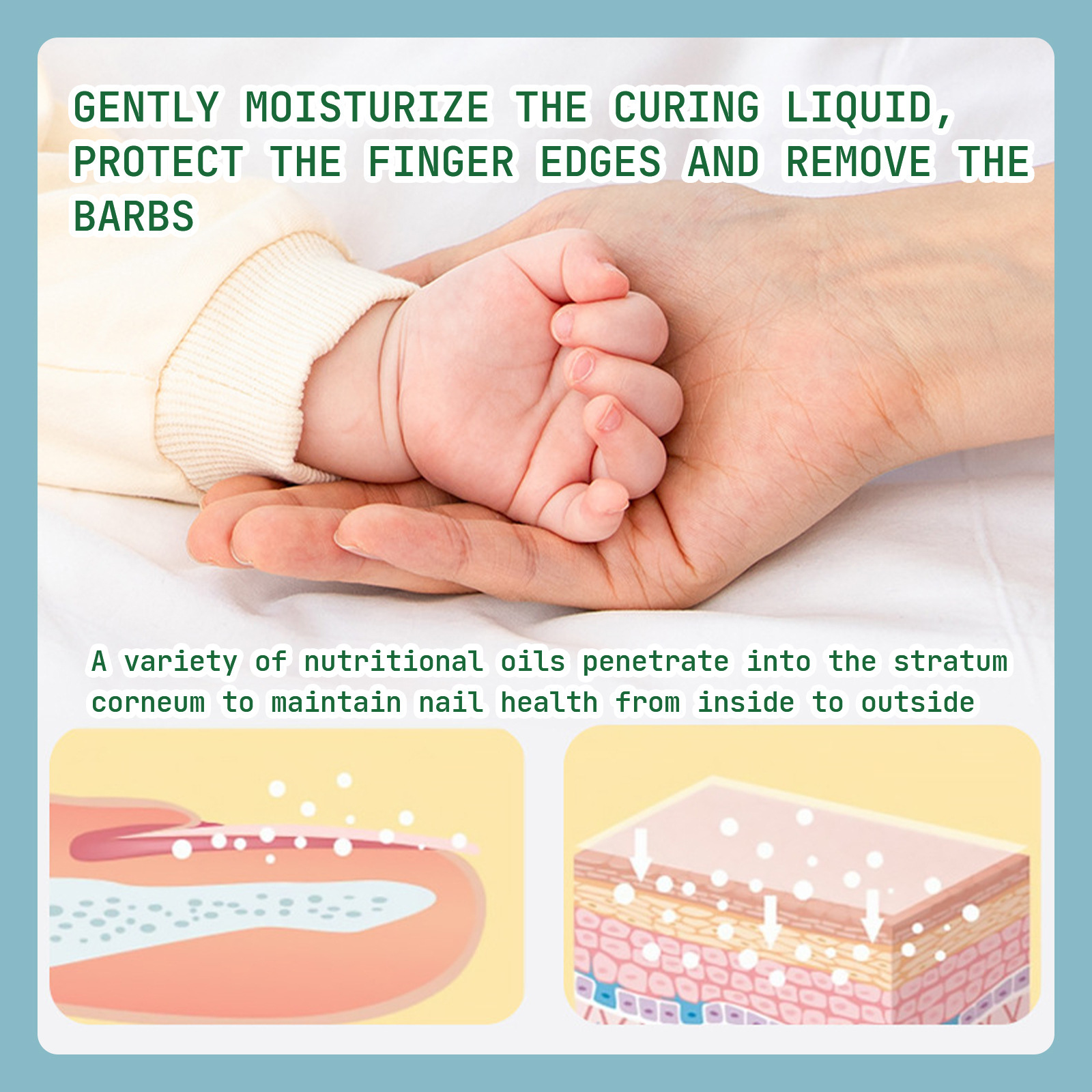 South Moon Protective Bitter Nail Polish for Children - Prevents Babies from Biting Nails, Bitter Agent for Babies