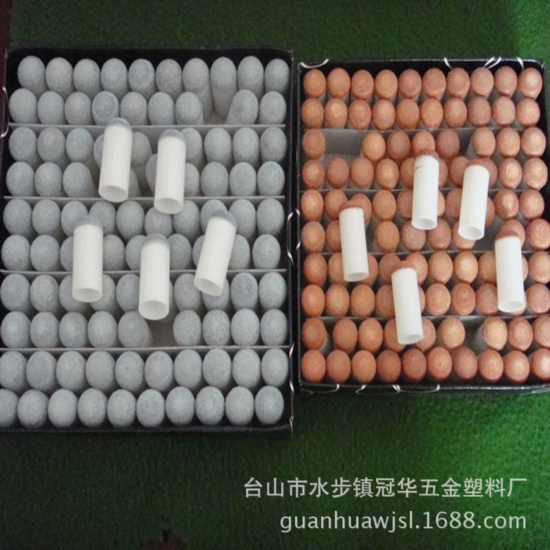 Factory direct supply billiard club billiard supplies gun head leather head accessories brown leather head