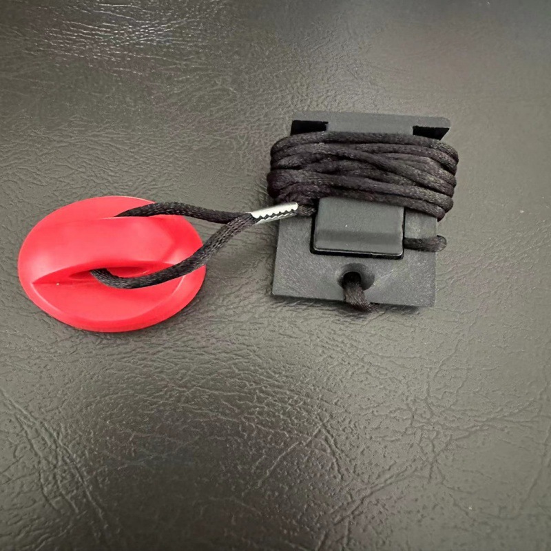 Yijian household electric treadmill safety magnetic buckle switch round black safety key magnetic Emergency Stop Lock Universal