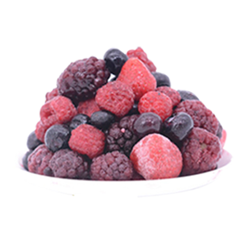 Frozen Fresh Mixed Berries 1kg Strawberry Raspberry Blueberry Blackberry Mixed Frozen Fruit Drink Milk Tea Restaurant