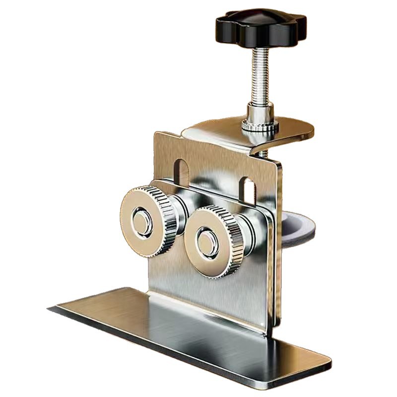 Multifunctional Thickened Stainless Steel Cabinet Door Installation Auxiliary Tool Board Wardrobe Adjuster Woodworking Clamp Auxiliary Tool