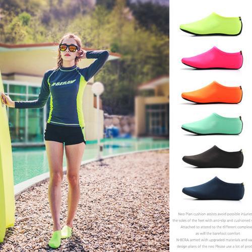 (Lycra) Beach Socks Snorkeling Shoe Cover Universal Equipment Swimming Diving Socks Snorkeling Socks Swimming Socks Non-slip