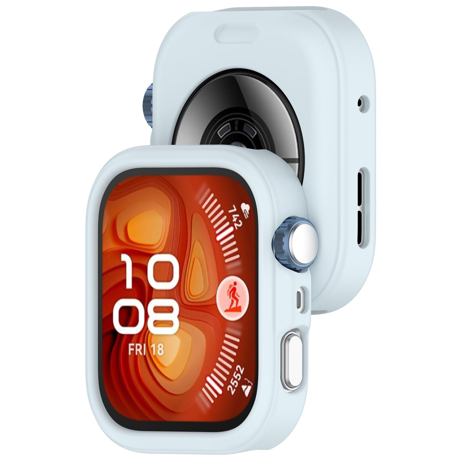 Xinyuan Shuntong Is Suitable for Huawei Fit4 Silicone Protective Case Huawei Fit4 Pro Silicone Watch Case Soft Rubber Watch Case