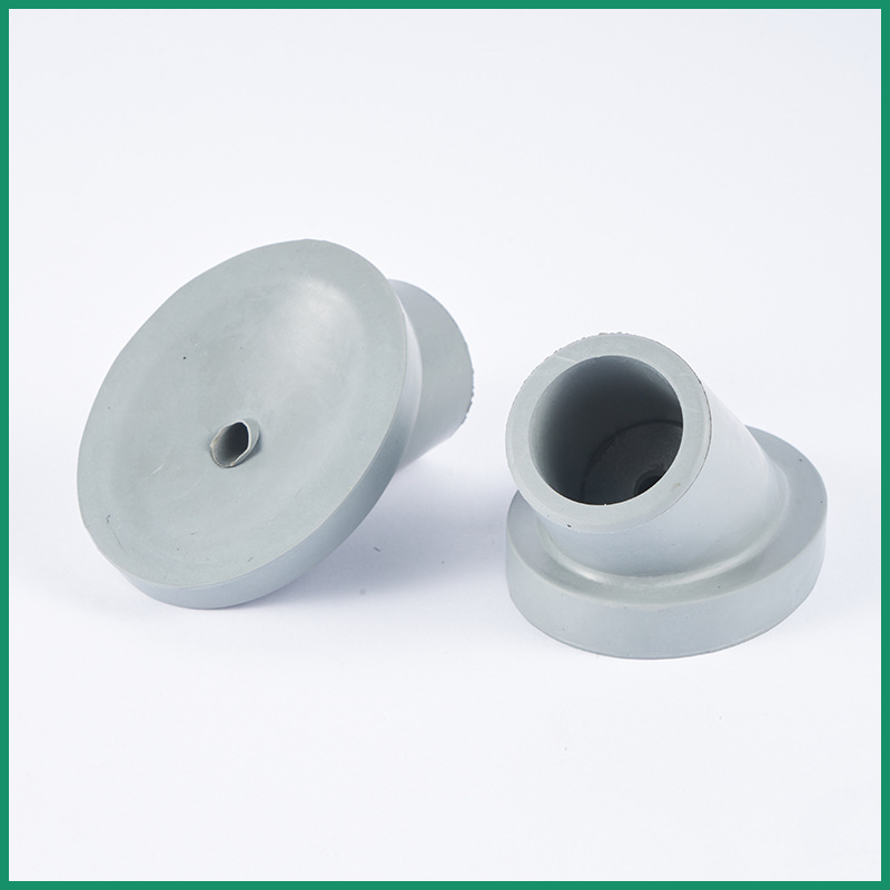 Rubber foot pad bath chair foot pad 25.4mm foot cover 45 inclined bottom non-slip rubber products factory wholesale processing