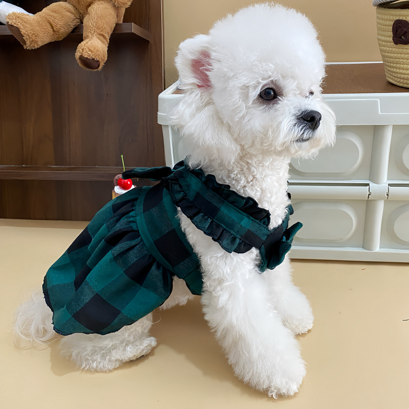 Pet Skirt Dog Clothes Princess Skirt Teddy Bitter Bear Pome Small Dog Cat Pet New dress