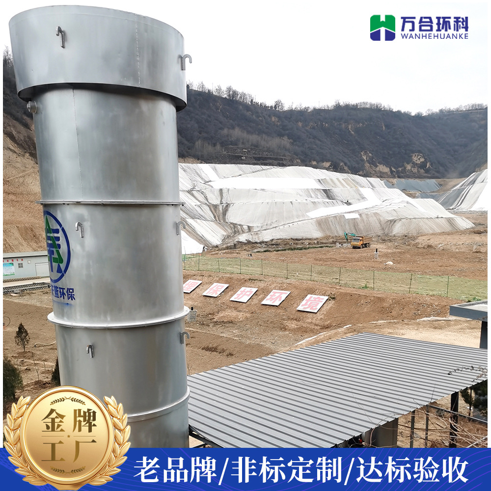 Manufacturer Customized Garbage Filling 1000 Cube Biogas Torch Waste Gas Release Internal Combustion Stainless Steel Torch Device