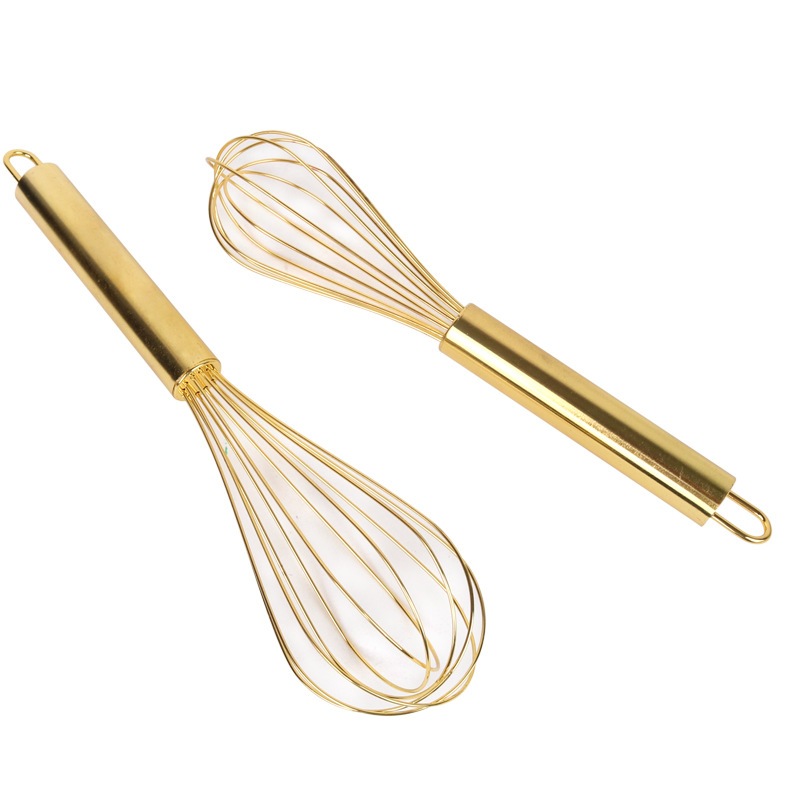 Stainless steel egg beater manual printable LOGO handheld batter cream mixer creative kitchen baking tool