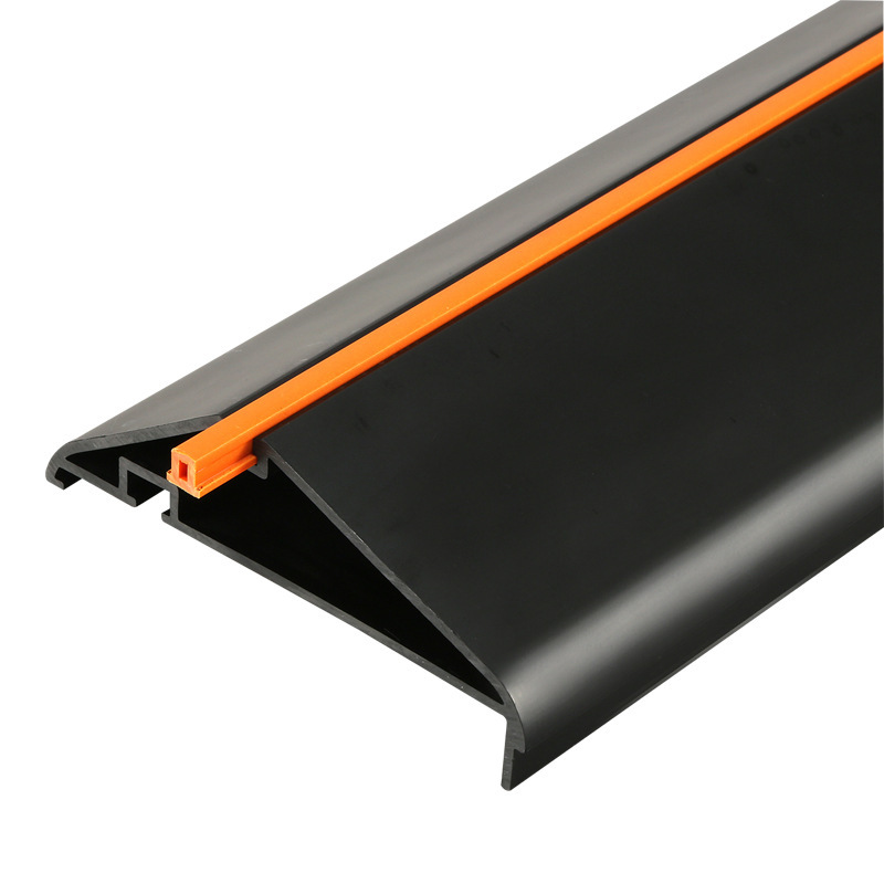 Extrusion Factory Mold Opening Customized Pvc Shell Extruded Profiled Two-Color Co-Extruded Plastic Strip Speaker Plastic Steel Edge Strip