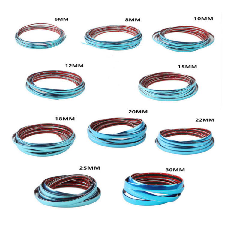Car decorative strip body bright strip car window universal electroplated bright strip bumper anti-scratch Chrome anti-collision strip door side strip