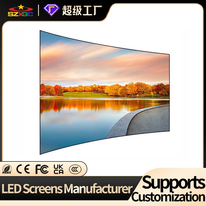 Полноцветный сферический Led экран, гибкий модуль, цифровой рекламный экран для внутреннего и наружного использования