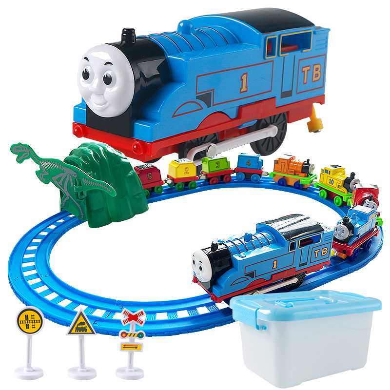 Children's Alloy Toro Rail Mas Electric Train Toy Magnetic Suction Baby Boys and Girls 2-6 Years Old Children Gift 3